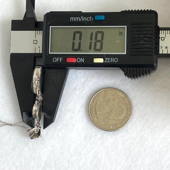 Sterling Silver 925 Oval Opal Titanium Druzy Scrollwork Pendant Necklace 18" - Picture 15 of 16